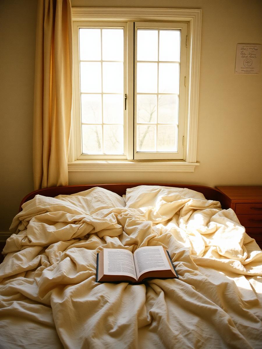 A quiet moment of rest at home